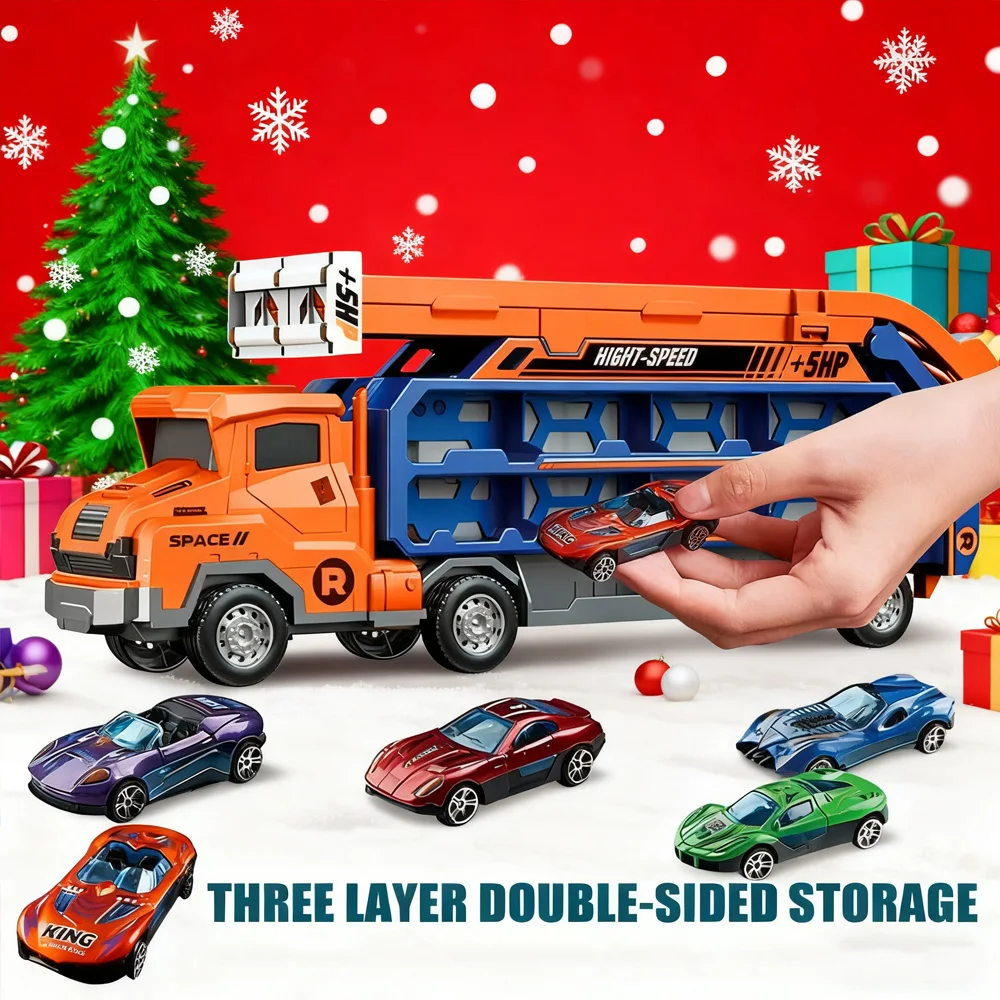 Zestaw torów wyścigowych 3D dla chłopców i dziewcząt, składana konstrukcja, idealny prezent świąteczny, zabawka edukacyjna.