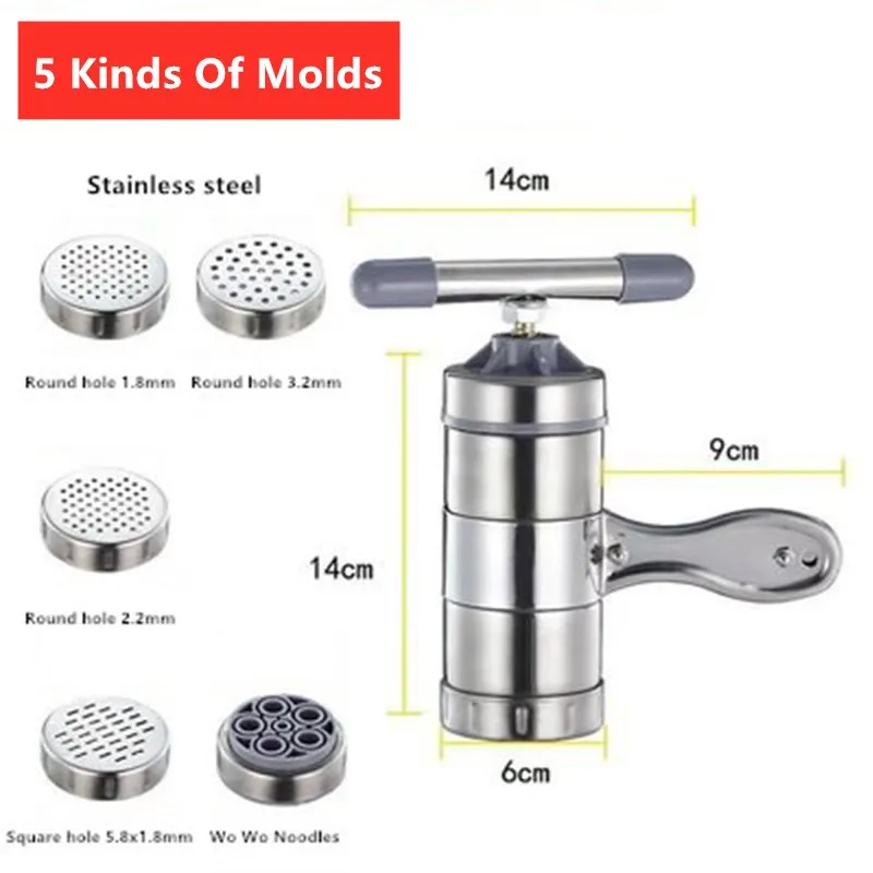 Stainless Steel Noodle Machine Household Noodle Pressing Machine Kitchen Multi Functional Corn Pressing Machine Manual Noodle