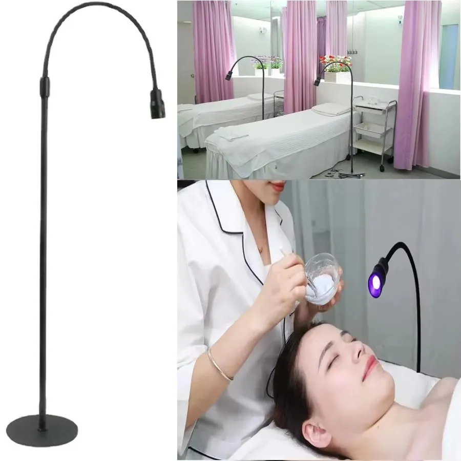 

Floor lamp UV-LED glue curing lamp beauty nail eyelash false eyelash grafting foot lamp LED phototherapy lamp glue quick drying