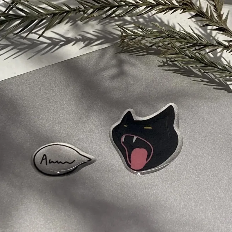 3D Jelly Black Cat Stickers  Kawaii Cartoon Ins Style Self-Adhesive Decals for Phone Case Camera  DIY Decoration