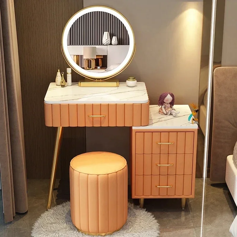 Tocador multifuncional para dormitorio, mueble de almacenamiento de estilo nórdico moderno, organizador de lujo