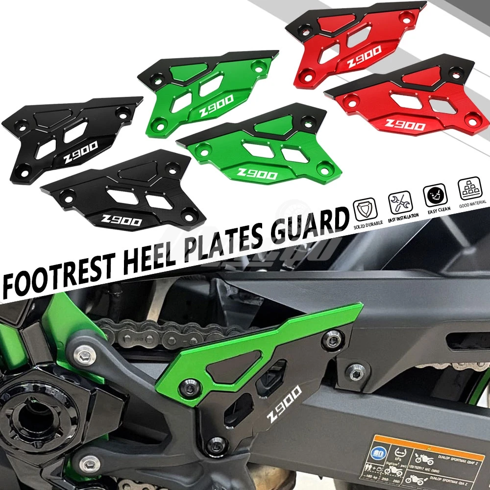 

FOR KAWASAKI Z 900 ABS Z900 Z900SE 2022 2023 2024 2025 2026 Motorcycle Foot Pedal Guard Rear Pedals Guard Heel Plates Covers
