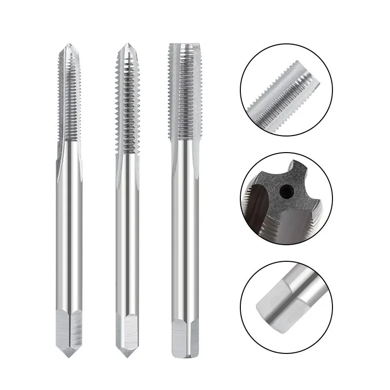 Tyre Valve Thread Tap 5V1 5V2 8V1 8V2 10V1 Right Cutting Straight Fluted Taps Screw Thread Tap Hand Tools