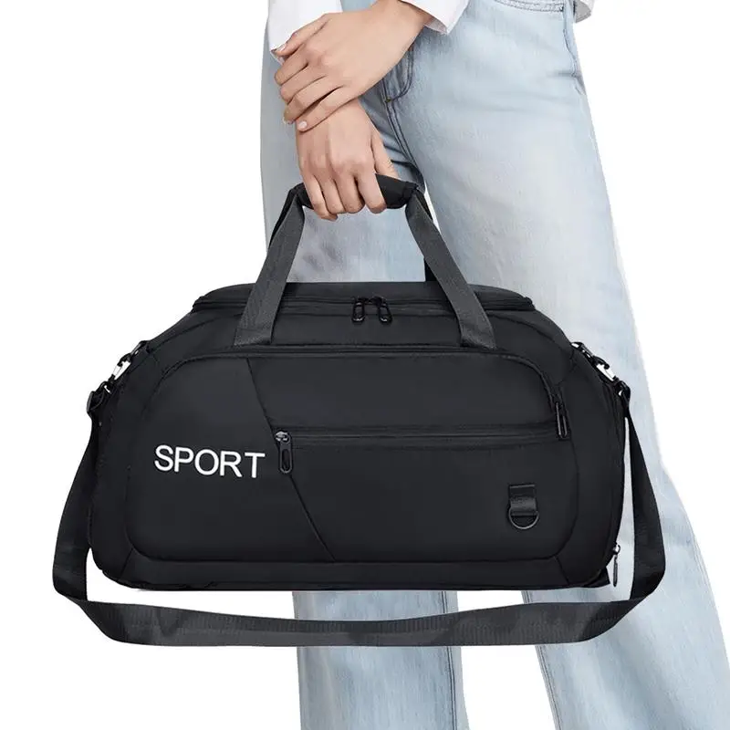 Gym Bag Oxford cloth Large Capacity Travel Bag Leisure Sports Handbags Gym Duffle Bag Waterproof Multiple Pockets Storage Pack