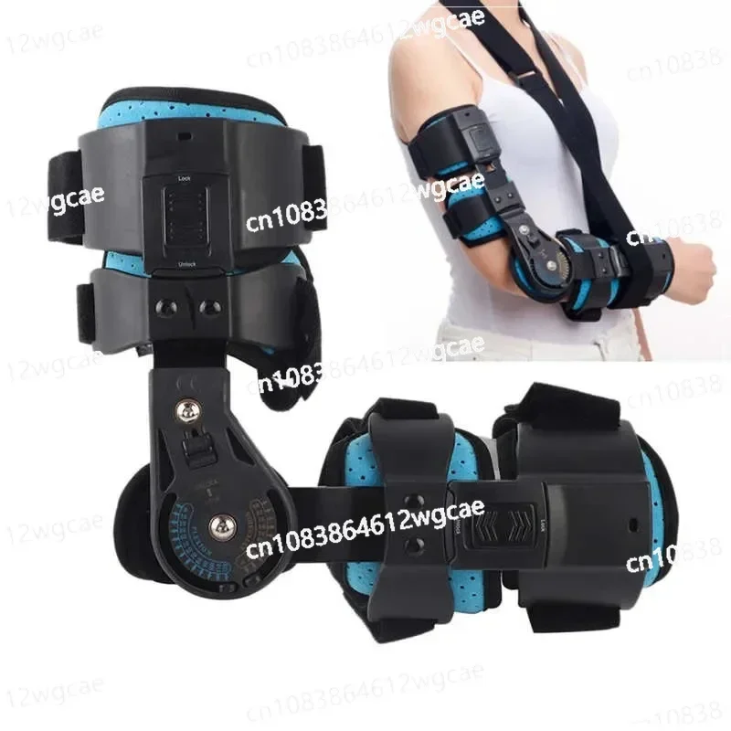 Hinged ROM Elbow Brace Adjustable Elbow Brace OP Rear Elbow Brace Arm Injury Recovery Lightweight Breathable