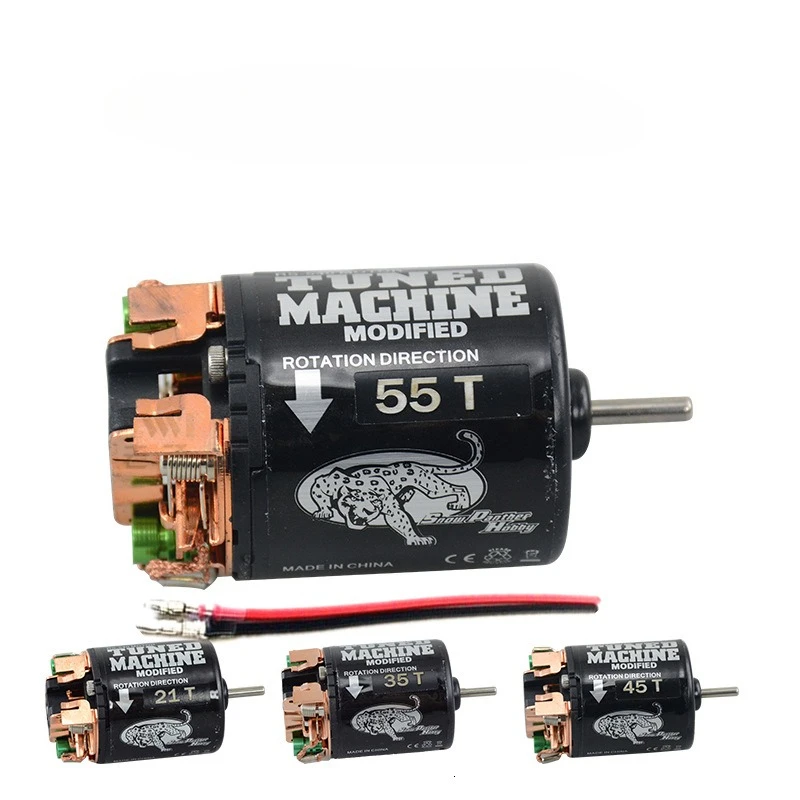 

540 brushed motor 45T 55T 21T 35T waterproof motor for 1/10 RC Cralwer car axle SCX10 Pro SCX10 90046 TRX4 D90 monster truck