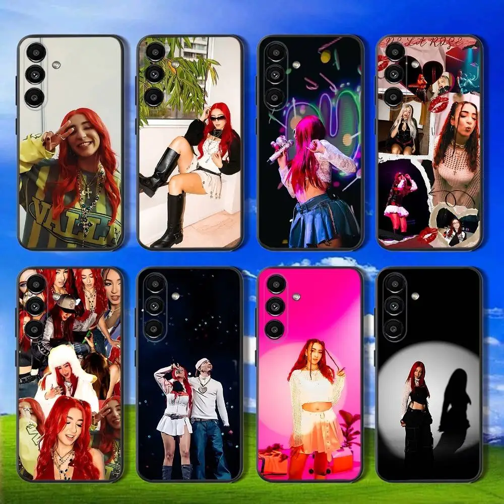 

Singer D-De La R-Rose Hot Phone Case For Samsung Galaxy A13,A21s,A22,A31,A32,A52,A53,A71,A80,Soft Black Shell