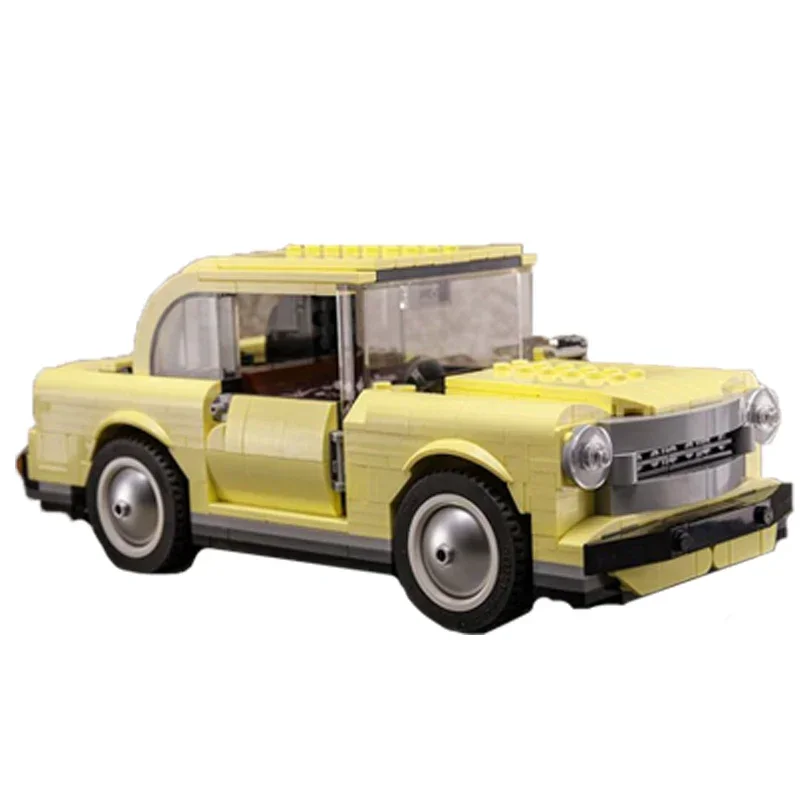 City Car Model MOC importer Bricks for Children, Retro Classic Truck Coupé, Modular Technology Gifts, Assembler Holiday Toys, Trempé, 514 Up