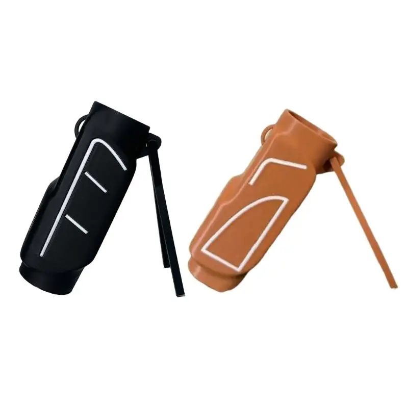 E8BD Set of 2 Golf Bag Desk Caddies for Writing Supplies and Display