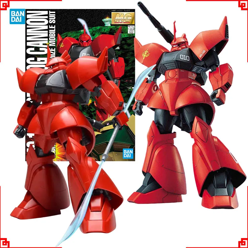 

Bandai Gundam Model Kit MG Gelgoog Cannon Action Figure Gunpla Building Kit Gundam Collectibles Anime Figures Toys For Boys Gift