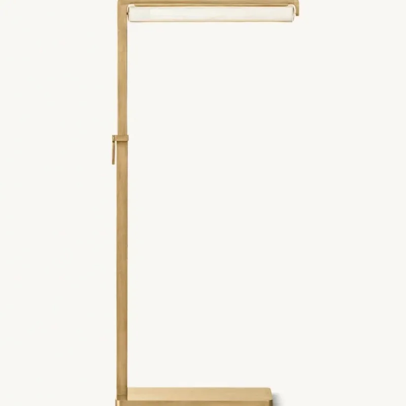 

American retro crystal all-copper floor lamp European simple living room bedroom hotel club floor lamp
