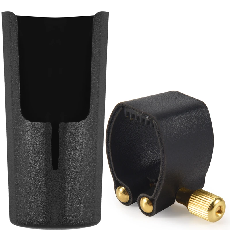 Plastic clarinets Nozzle cap with PU ligature Black