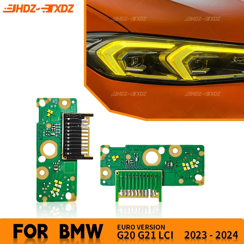 

DRL Chip Retrofit Yellow Blue Amber Red For BMW 3 Series G20 G21 G28 LCI 2022-2024 EU LED Headlight Daytime Running Light Board