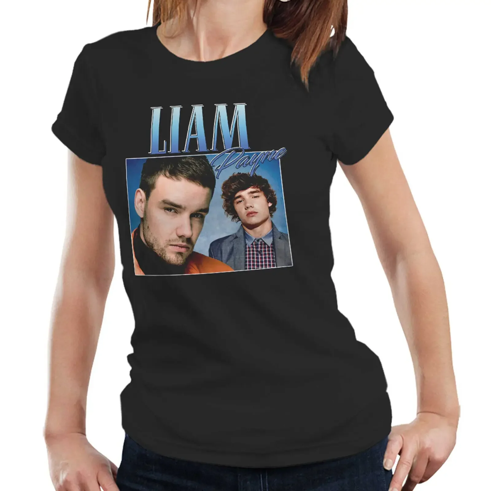 Liam Payne Appreciation Fitted Ladies Tshirt Homage Throwback 1D Music Direction