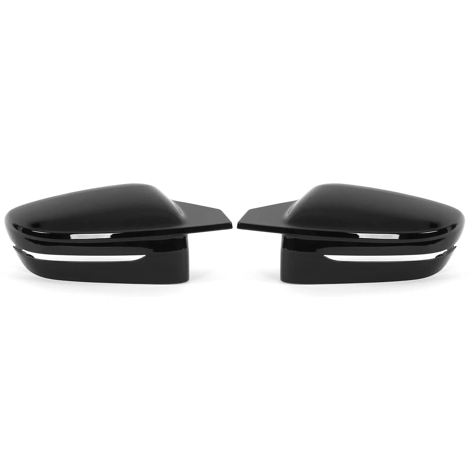 

1 Pair LHD for G8 0 M3 Style Gloss Black Mirror Caps Cover Replacement for 3 4 5 Series G20 G22 G30 G11 G14 ABS