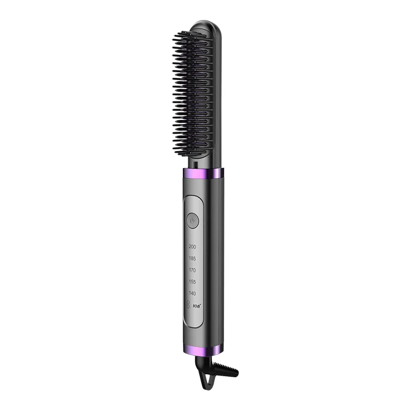 

Mult-ifunctional 2 in 1 Negative Ion Ceramic Electric Heat Brush Hair Straightener for Women Hair Styling Tools Heating Comb