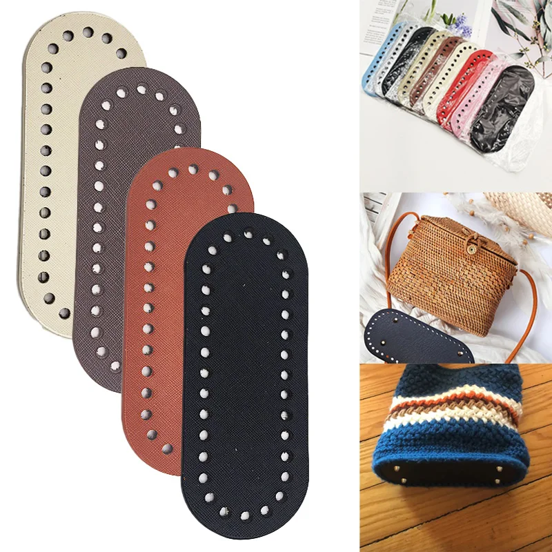 4 Stücke DIY Strickgarn Tasche Bodenplatte Gepäck Hardware Zubehör Handarbeit Gewebt Tasche Boden Pad (14,5) S004006