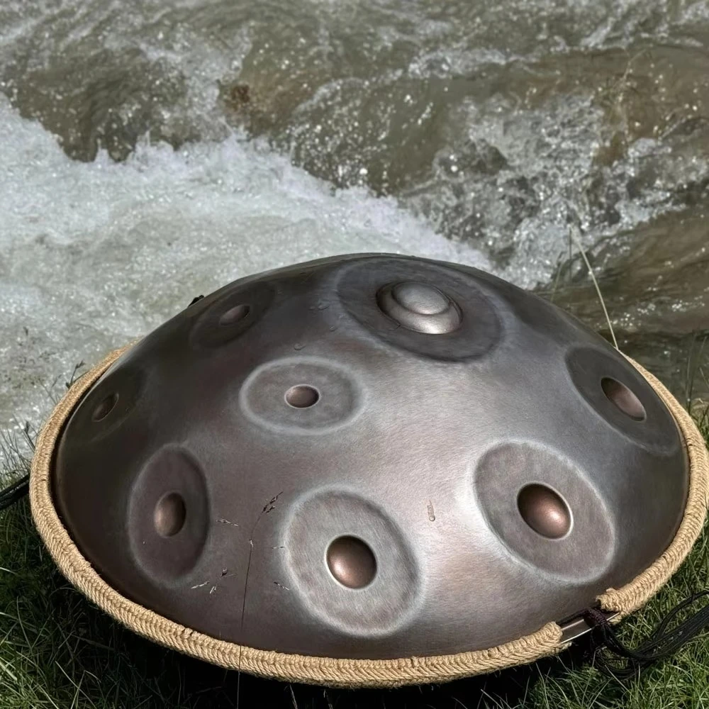 All Handmade Master Series 19(14+5) Notes E Amara 440ha with Handpan Bag