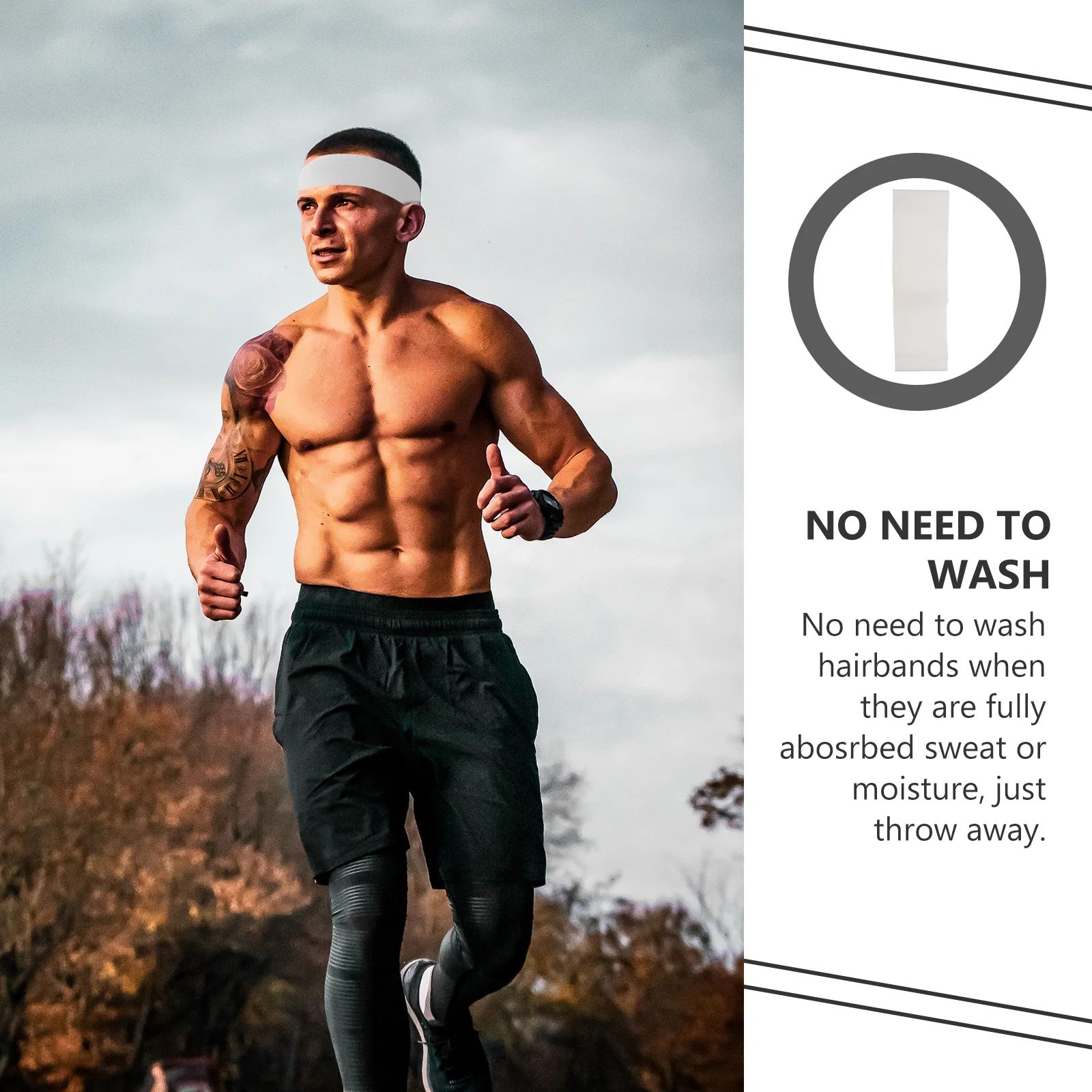 

100 шт. одноразовые повязки на голову для спа, один размер, широкие нетканые ленты для волос для салона ухода за лицом, уход за кожей, мытье лица, красота головы