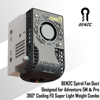 for BEN2C 360° Flow Cooling Fan for Flashforge AD5M Upgrades for Adventurer 5M 3D Printer Accessories