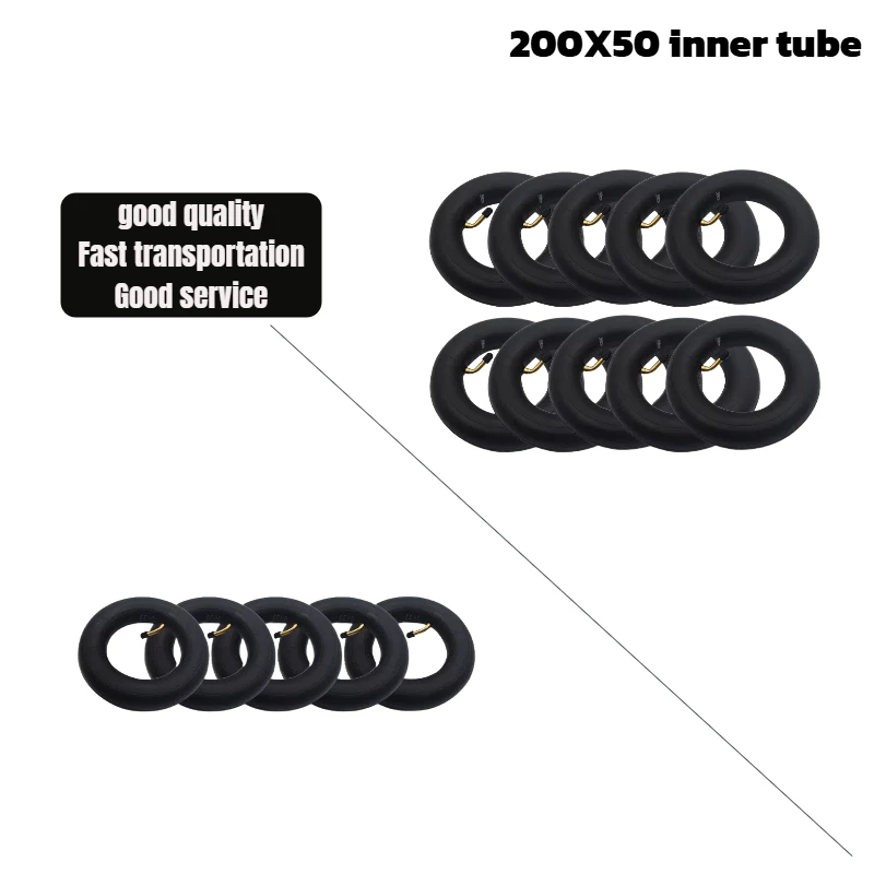 New 200X50 inner tube for trolley small, small electric vehicles, children's bicycle tire inner tube