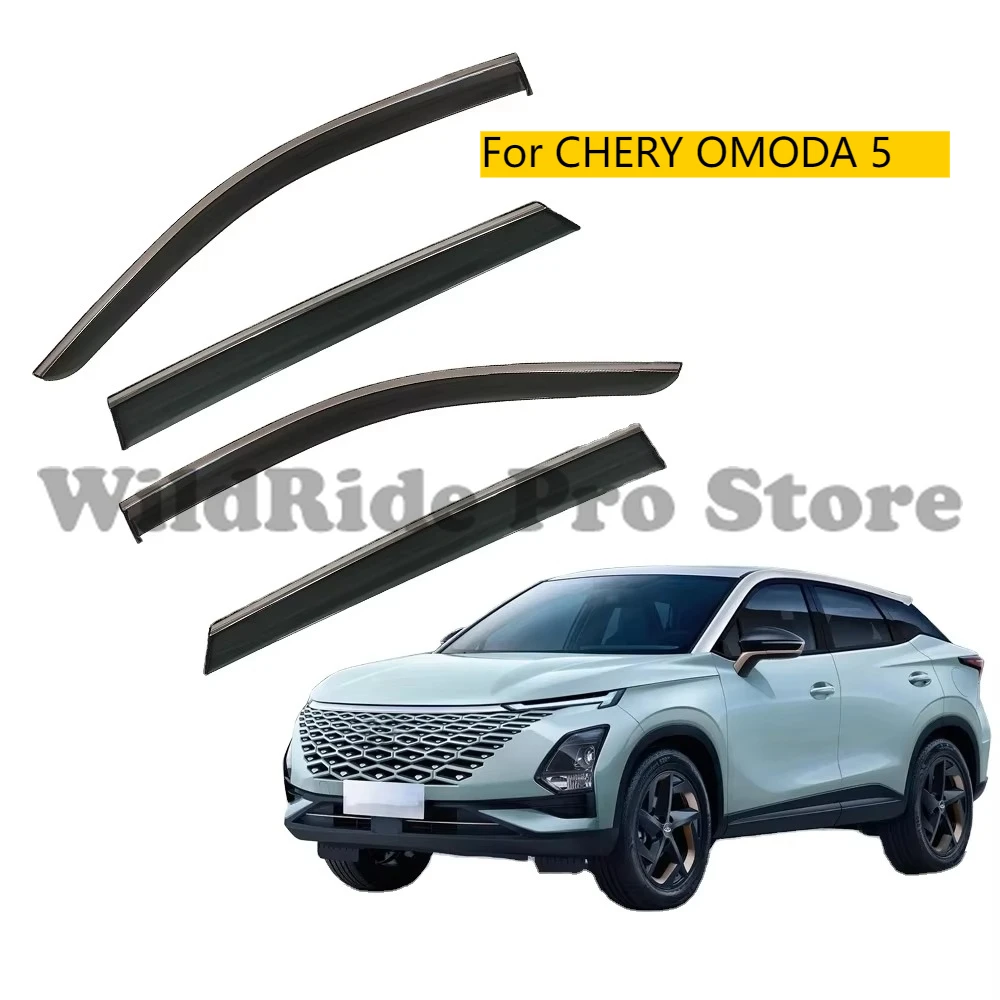 

4pcs Car Wind Deflectors for CHERY OMODA 5 Custom Car Wind Deflector Wind Visors Rain Guards