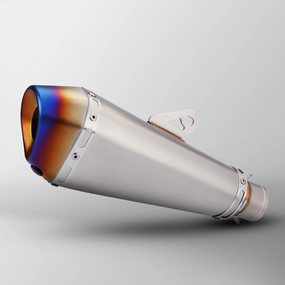 

Factory Hot Selling 36-51mm Motorcycle Exhaust Muffler Pipe With DB Killer Stainless Steel For R1 R3 R6 Nmax