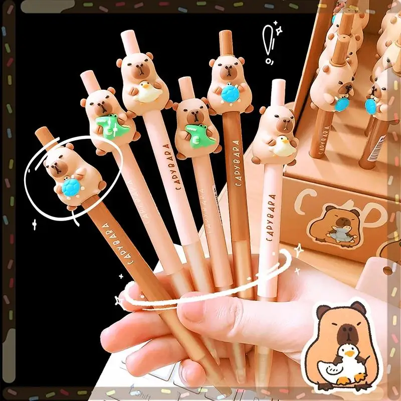 cute capybara mechanical penci kawaii stationery Aesthetic stationery school supplies school useful drawing automatic pencil