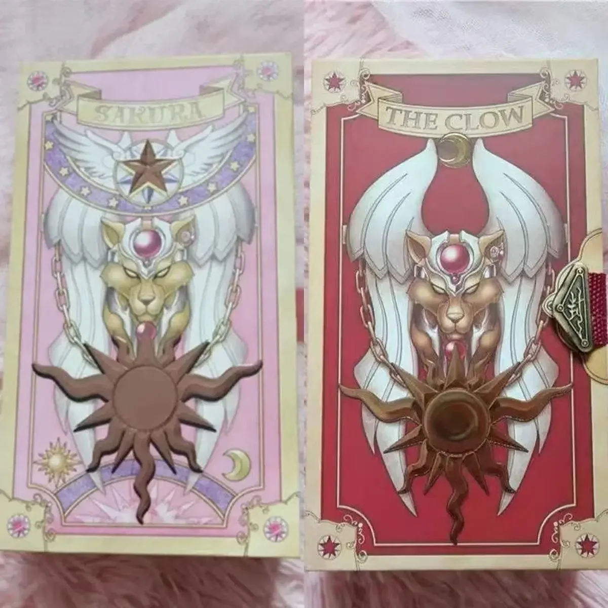 Cardcaptor Sakura Clow & Sakura Card Box Set, Vintage‑Designed Anime Collectible Cards, Nice Cosplay Prop for Collection & Gift
