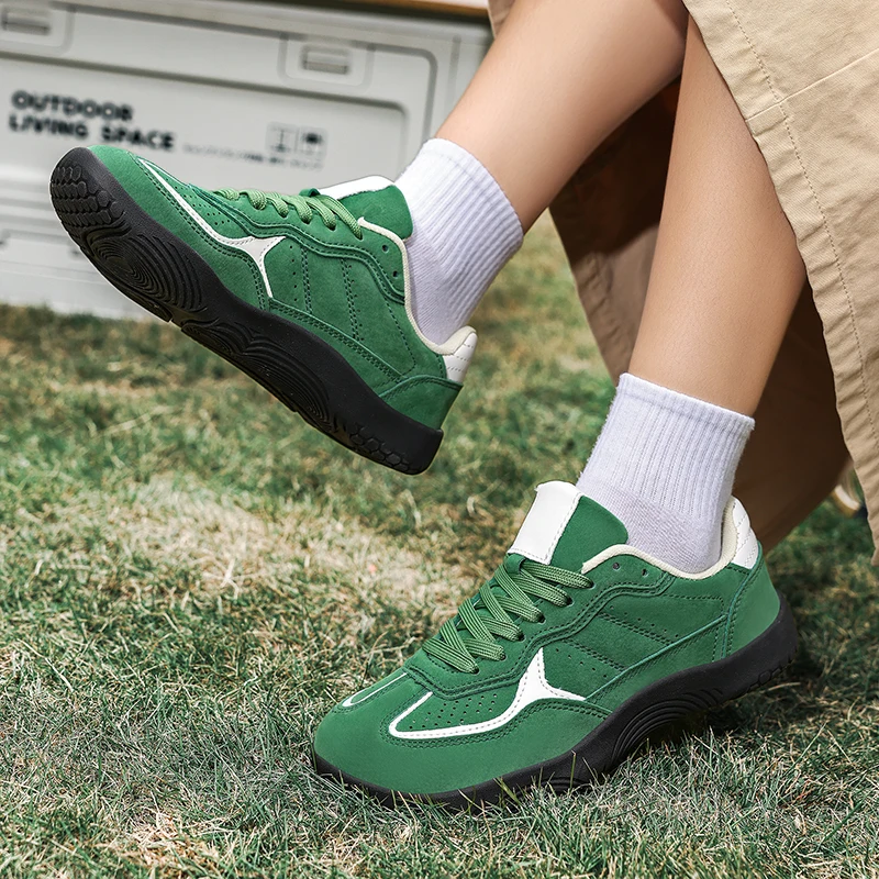 جديد للجنسين بيرفوت واسعة تو أحذية الجلود الاصطناعية الرجال أحذية رياضية في الهواء الطلق الانزلاق على أحذية مشي موضة شقة الرجال حذاء كاجوال #6