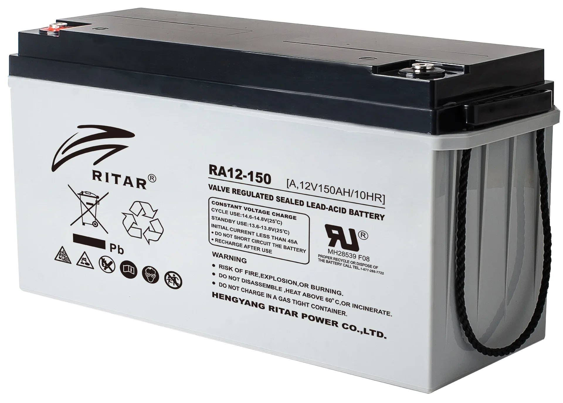 Ritar RA 12V 100Ah 150Ah 200Ah Deep Cycle AGM Sealed Maintain Free RoHs Lead Acid Batteries