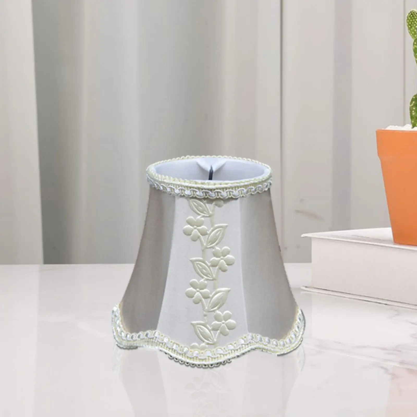 Cloth Fabric Chandelier Lamp Shade for Candle Bulbs Lighting Droplight Cover