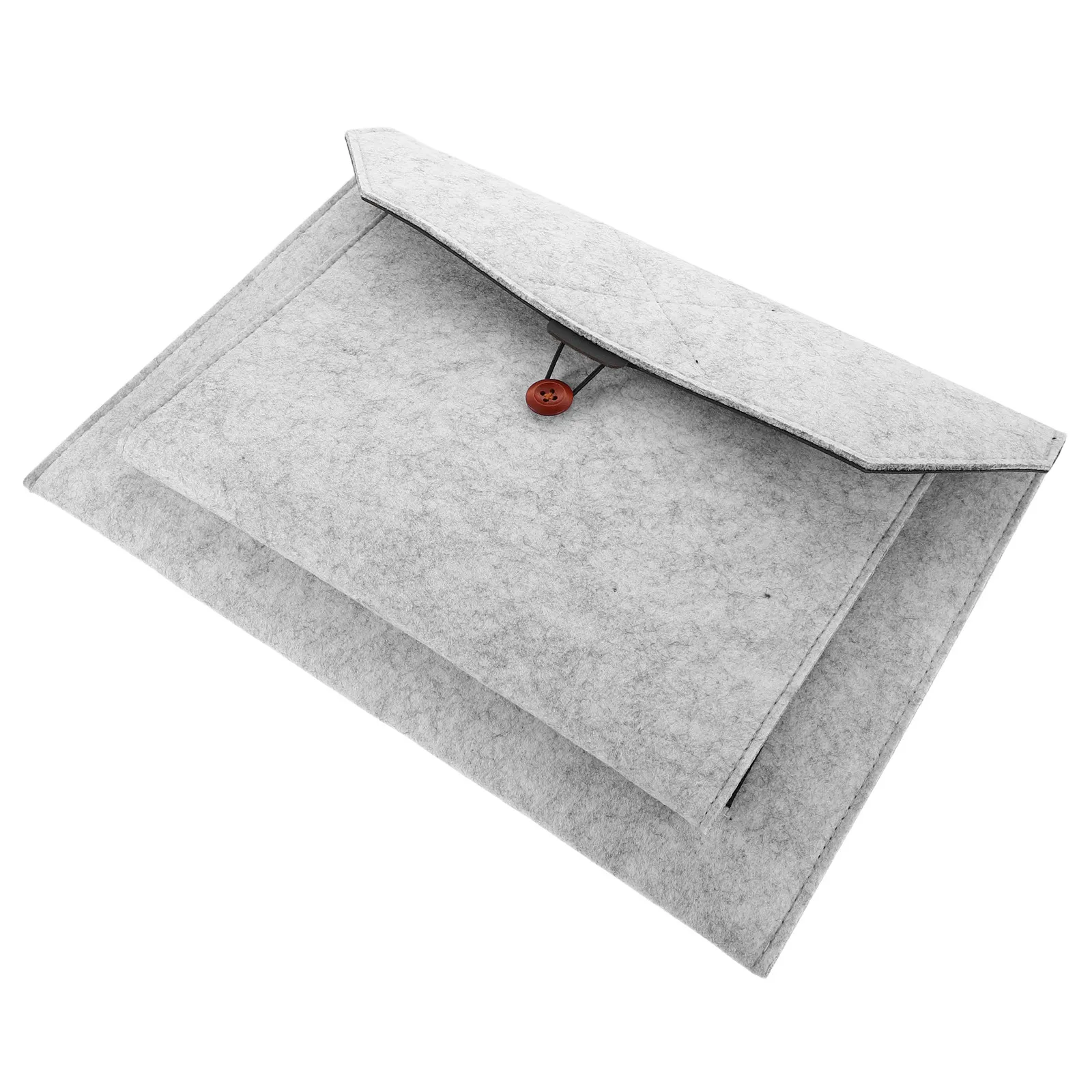 Lightweight Felt Laptop Sleeve Tablet Protective Bag for 14-Inch Devices Multifunctional Scratch-Resistant Portable Computer