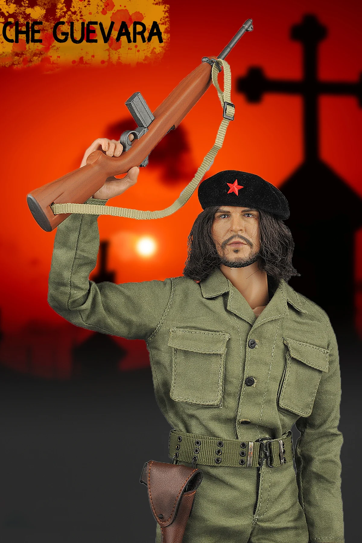 1/6 wojskowa figurka lalka Ernesto Che Guevara Martyr rewolucyjny lider 12 "super elastyczne figurki kolekcjonerskie zabawkowy model