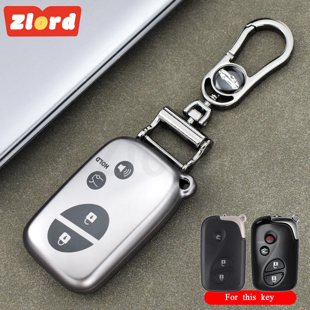 3 4 Buttons TPU Car Key Shell Case Fob for Lexus IS250 ES240 ES350 RX270 RX350 RX300 Protector