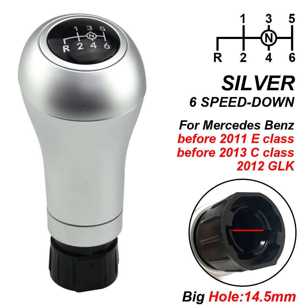 MT Gear Stick Car Shift Gear Knob For Mercedes Benz W203 S203 CL203 W209 W204 C204 C63 C300 C250 W207 A207 W212