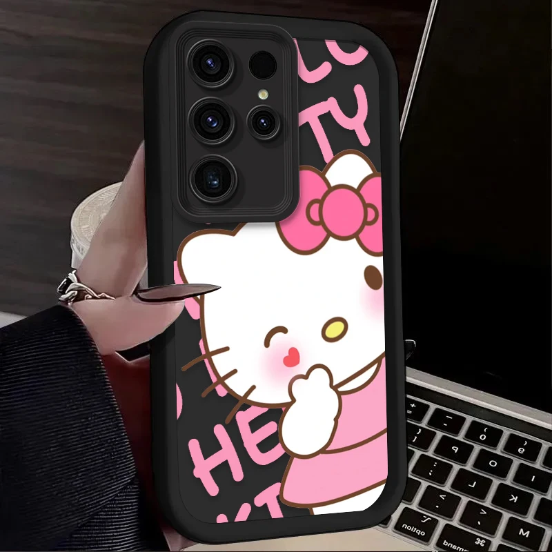 حافظة لهاتف سامسونج جالاكسي S24 S25 S23 Ultra S22 S21 Plus FE A36 A56 A26 A16 A06 A15 A25 A35 A55 5G غطاء ناعم