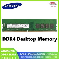 SAMSUNG DDR4 Desktop Memory UDIMM RAM 16GB 3200MHz 8GB 2666Mhz 2400MHz 4GB 2133MHz PC4 U-DIMM for Desktops Memoria 288pin RAMS