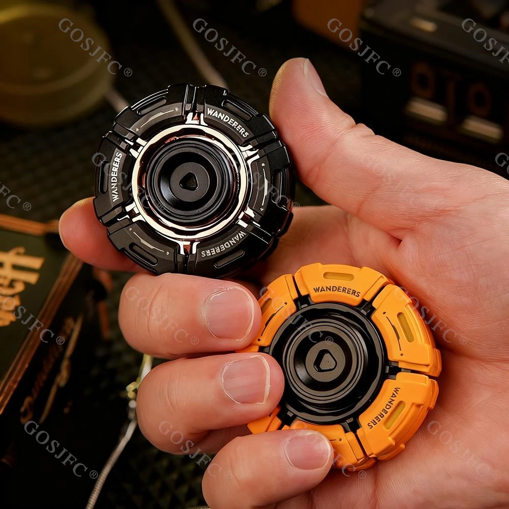 Wanderer EDC フィジェットスピナー オープンネイルジャイロ ストレス解消おもちゃ フィジェットおもちゃ 大人用 オフィスデスクアクセサリー