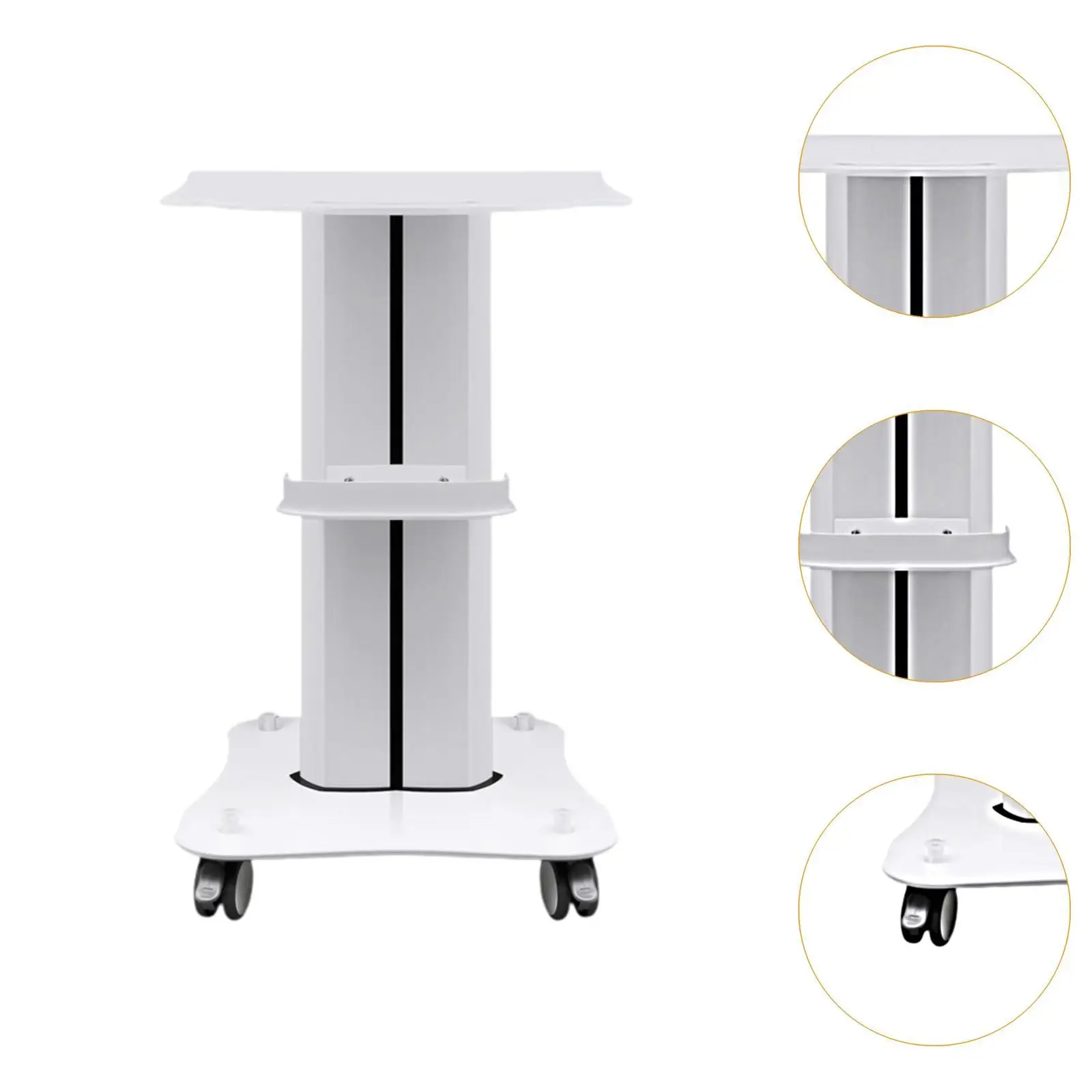 معدات عربة التجميل المتداول صالون سبا خدمة أداة تصفيف الشعر صينية تخزين