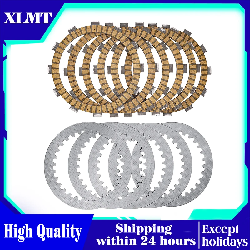 

Motorcycle Paper Based / Bakelite Clutch Friction & Steel Plates Plate Disc Kit For Yamaha XV400 Virago XV500 XV535 XVS400