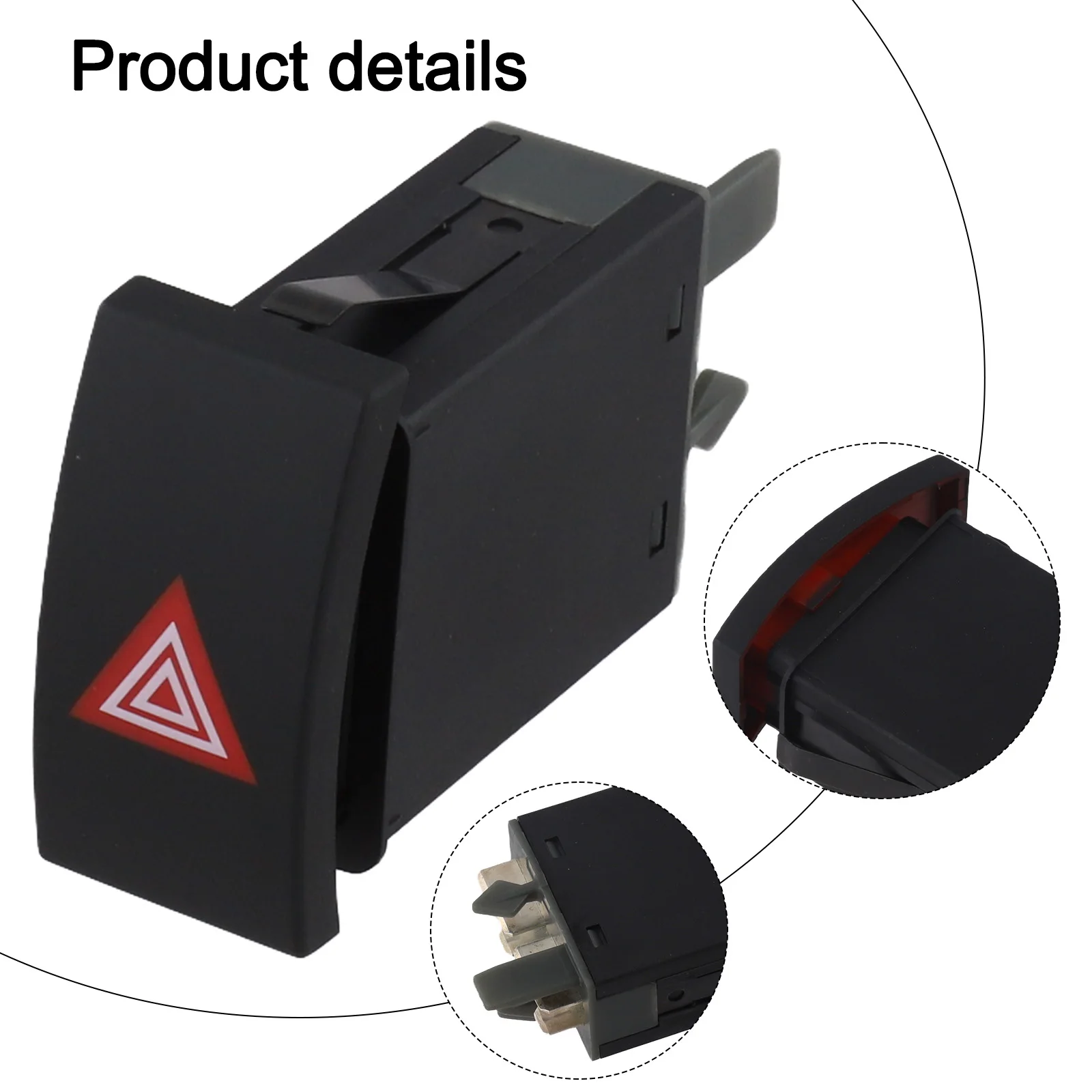 

Ремонт автомобиля, замена запчастей, как показано на рисунке, кнопка предупреждения о опасности, замена переключателя, OE, номер детали 3U0953235H, 1 шт.