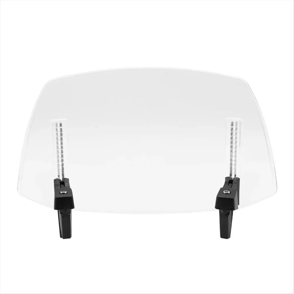 

Universal Motorcycle Adjustable Windshield Extension - Fits for Honda Suzuki Kawasaki Yamaha BMW Ducati Aprilia (Clear)