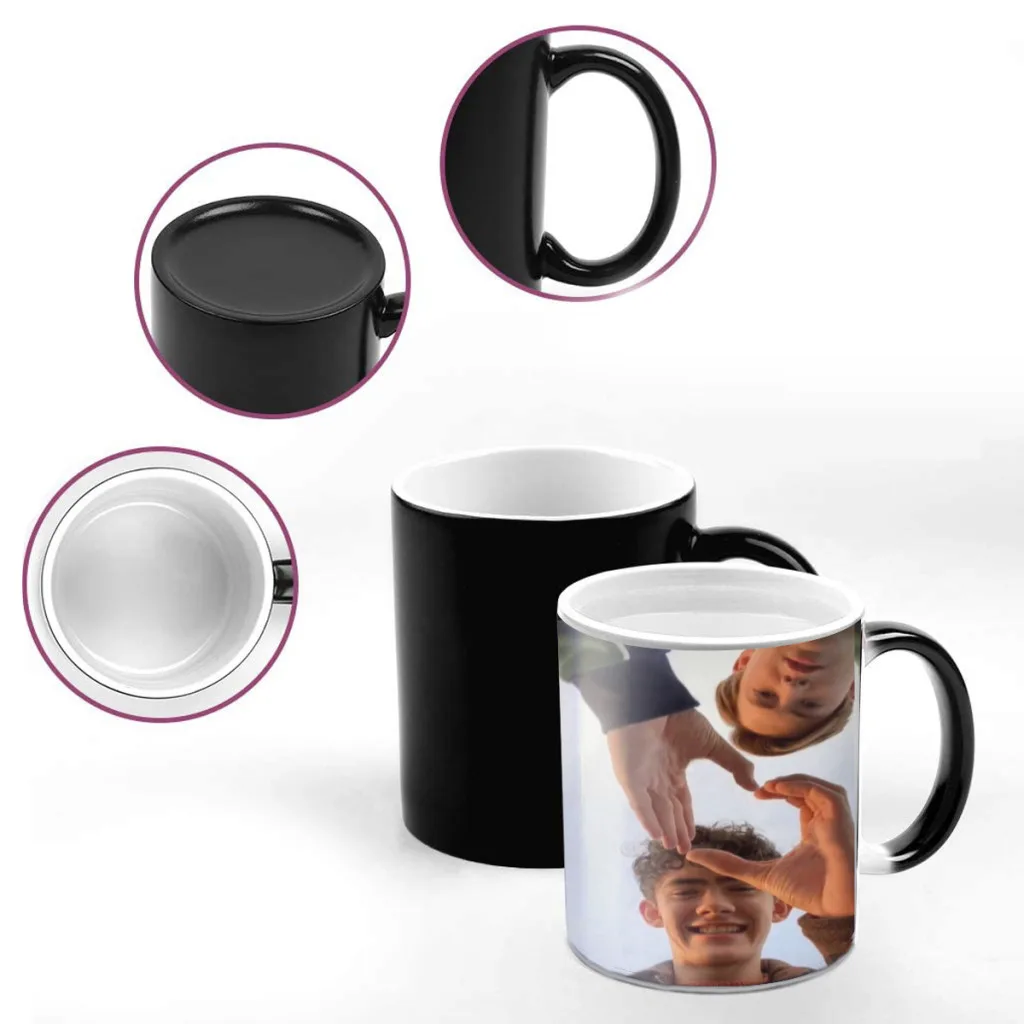 H-Heartstoppers TV Newest Design Coffee Mugs Heat Color Changing Milk Tea Cup Colorcup For Birthday Gifts