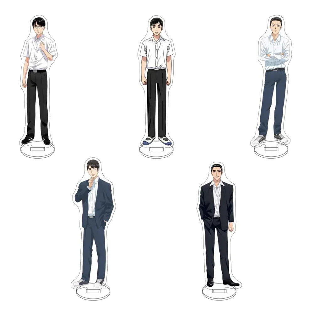 15CM 8PCS Anime Let's Go Karaoke! Acrylic Stand Model Figure Cosplay Characters Ornament Accessories Collection Gifts Goods