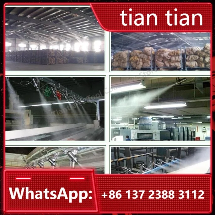 Portable Misting Systems, Water Mist Cooling Fogging System For Mushroom