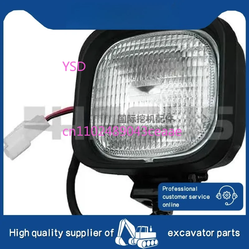 

Фара в сборе для вилочного погрузчика FPE, 12В, 56510-23600-71, аналог Hacus, новая