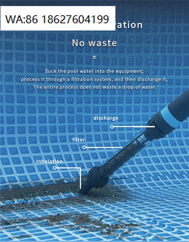 Solar Powered Pool Cleaner Brushless Motor IPX7 Waterproof Long Battery Life Cordless