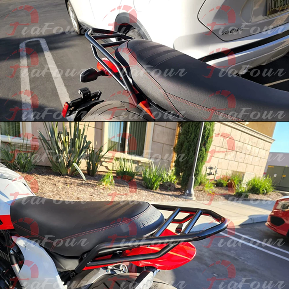 FIT For SCRAMBLER 400 SIXTY2 16-22 SCRAMBLER 800 15-22 Rear Tail Rack Suitcase Luggage Carrier Board Luggage Rack Shelf