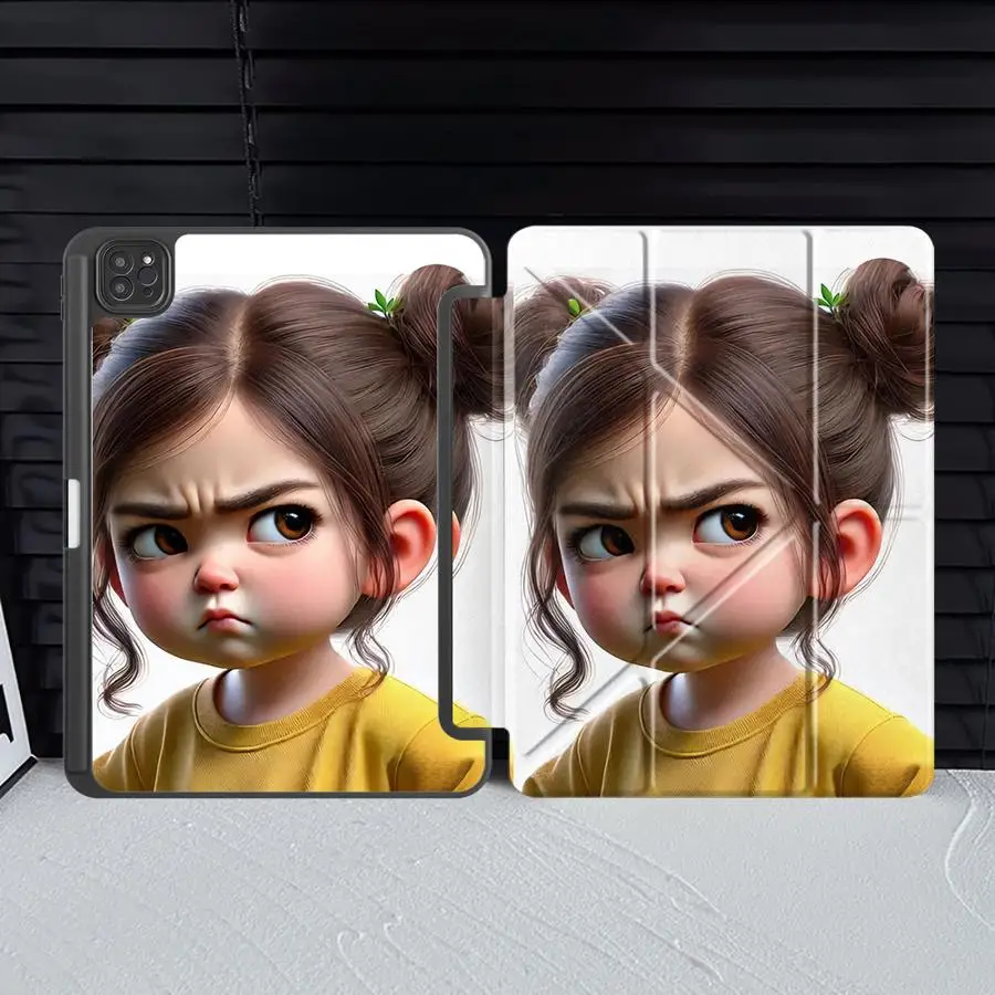 Holder Cover Tablet Case For iPad Air 4 5 M3 M2 1 2 M4 11inch Pro 11th 10th 9th 8th 7th 12.9inch Pro 2025 Mini 6 7 Girl Unique